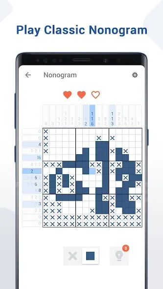 Nonogram - Fun Logic Puzzle (Нонограмма)  [МОД Unlimited Money] Screenshot 1