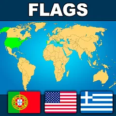 Скачать взлом Geography: Flags Quiz Game  [МОД Много монет] - последняя версия apk на Андроид