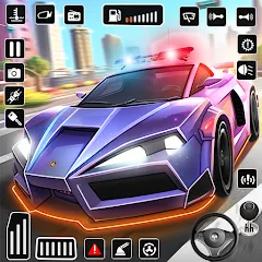 Скачать взлом Police Car Kids Driving Game (Кидс Полис Геймс)  [МОД Меню] - последняя версия apk на Андроид