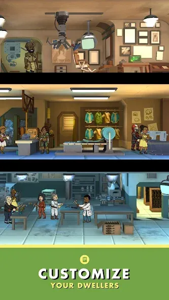 Fallout Shelter (Фоллаут Шелтер)  [МОД Unlimited Money] Screenshot 5