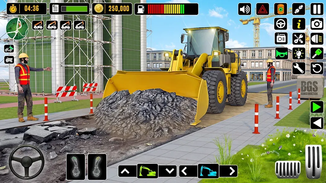 City Road Construction Games (Сити Роад Конструкшн Геймс)  [МОД Mega Pack] Screenshot 2