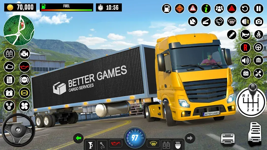 Truck Games - Driving School  [МОД Бесконечные монеты] Screenshot 1