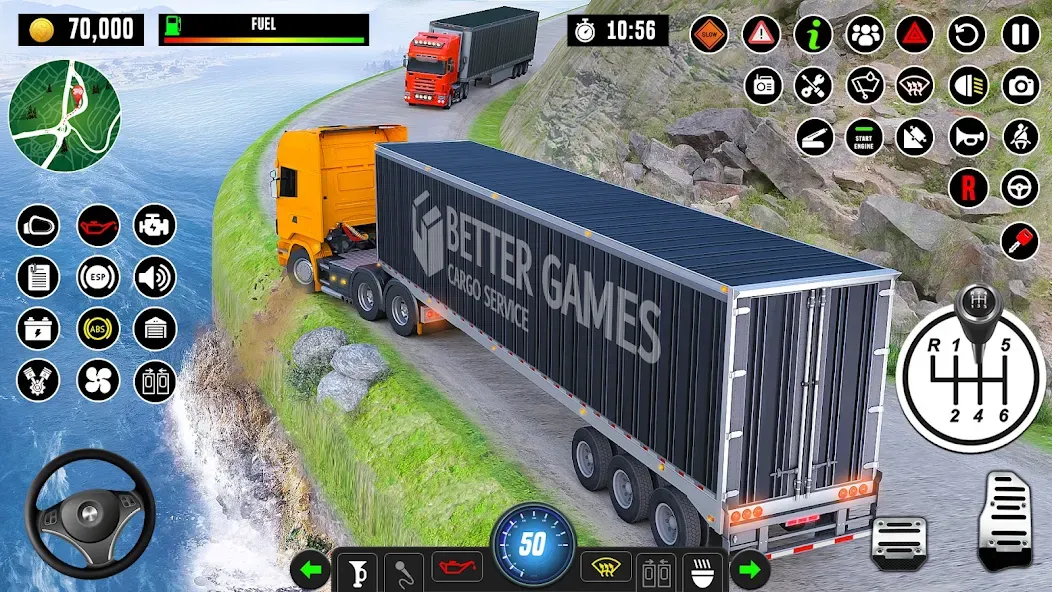 Truck Games - Driving School  [МОД Бесконечные монеты] Screenshot 2