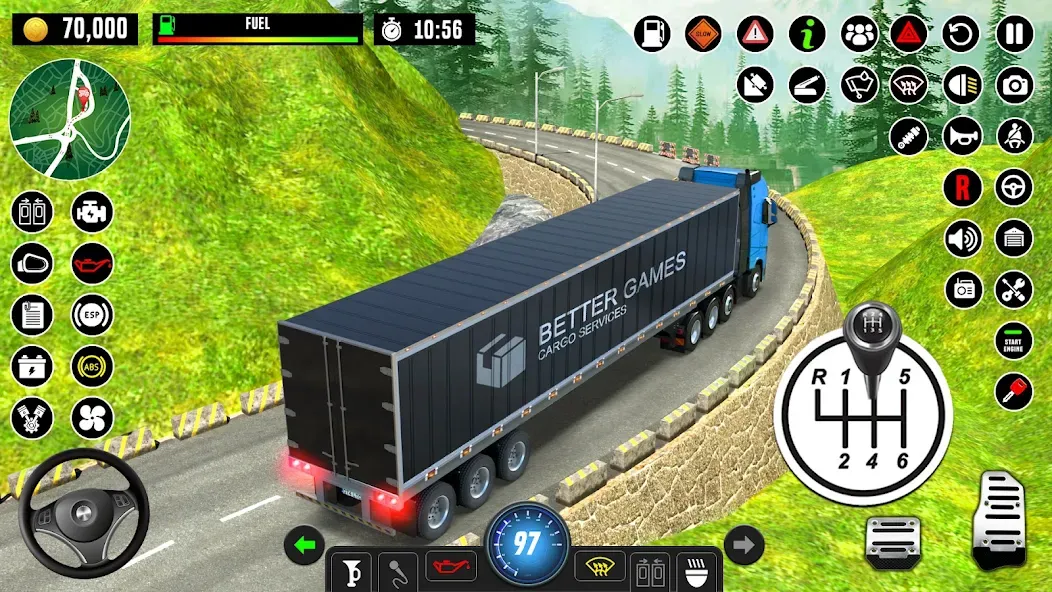 Truck Games - Driving School  [МОД Бесконечные монеты] Screenshot 3