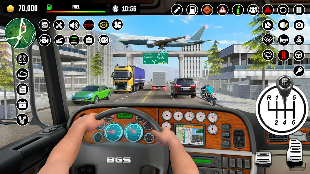 Truck Games - Driving School  [МОД Бесконечные монеты] Screenshot 4