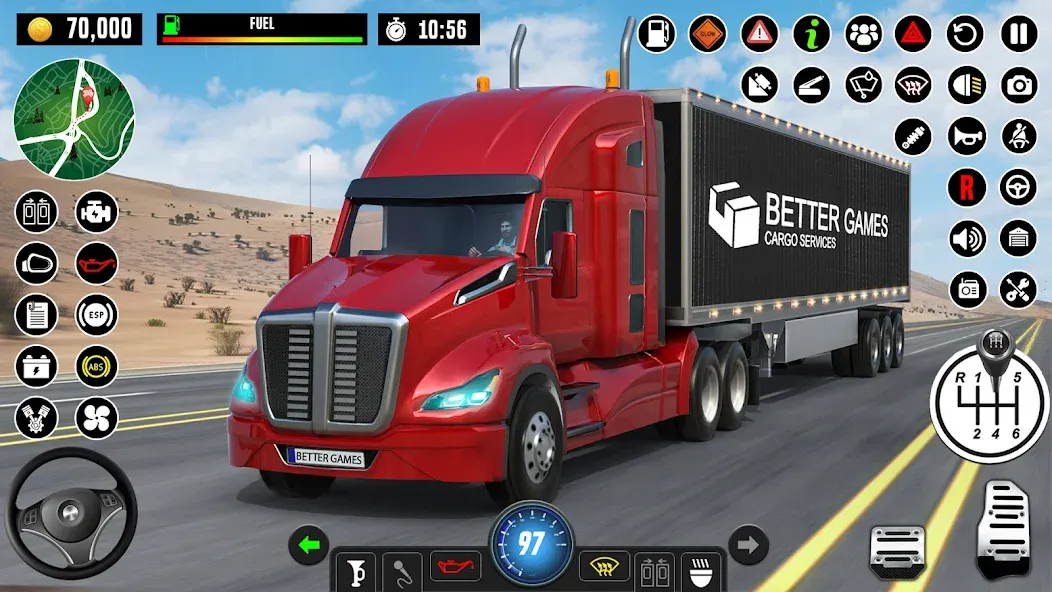 Truck Games - Driving School  [МОД Бесконечные монеты] Screenshot 5