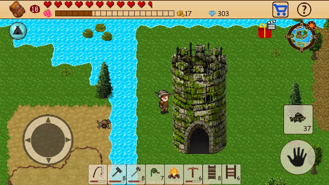 Survival RPG: Open World Pixel (Сурвайвл РПГ)  [МОД Бесконечные монеты] Screenshot 3