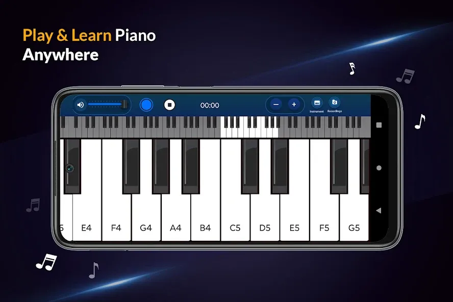 Real Piano Keyboard  [МОД Menu] Screenshot 1