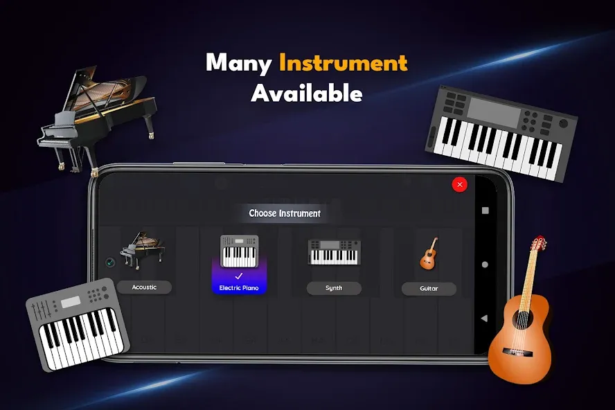 Real Piano Keyboard  [МОД Menu] Screenshot 5