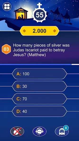 Daily Bible Trivia: Quiz Games  [МОД Бесконечные деньги] Screenshot 4