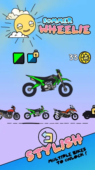 Summer Wheelie (Саммер Уили)  [МОД Много денег] Screenshot 2