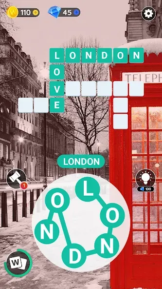 Word City: Connect Word Game (Ворд Сити)  [МОД Много монет] Screenshot 1