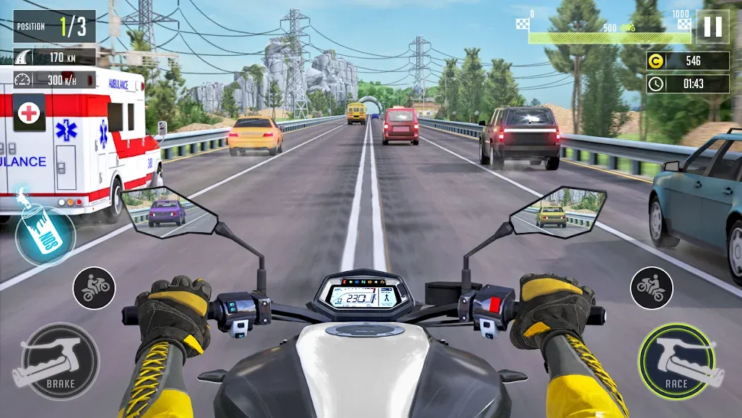 3d Bike Racing Bike Race Games  [МОД Бесконечные деньги] Screenshot 1