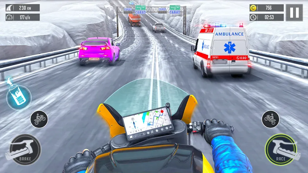 3d Bike Racing Bike Race Games  [МОД Бесконечные деньги] Screenshot 4