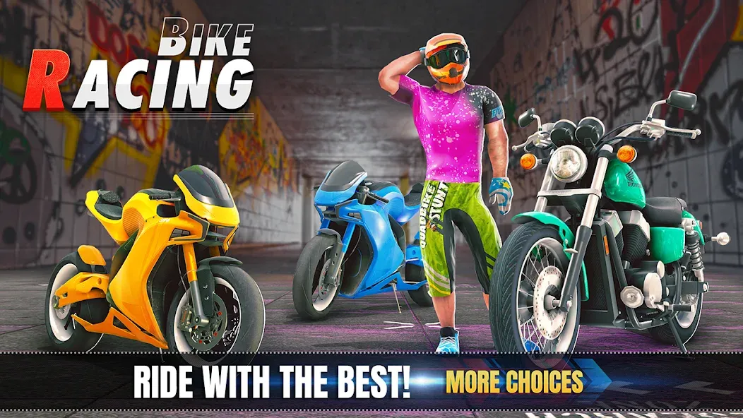 3d Bike Racing Bike Race Games  [МОД Бесконечные деньги] Screenshot 5