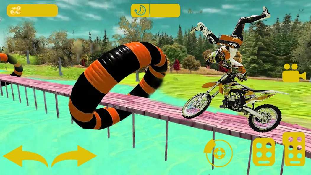 Bike stunt 3d games-Bike games  [МОД Много монет] Screenshot 3