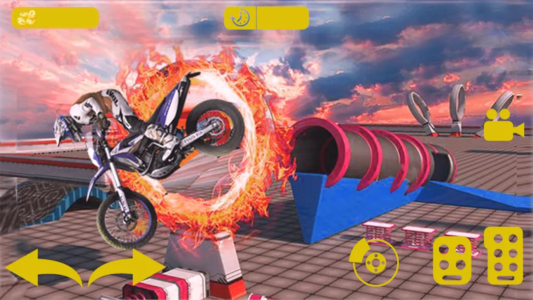 Bike stunt 3d games-Bike games  [МОД Много монет] Screenshot 4