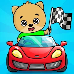 Скачать взлом Bimi Boo Car Games for Kids  [МОД Все открыто] - стабильная версия apk на Андроид