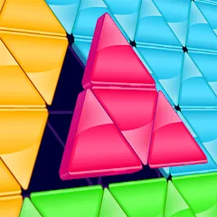 Взломанная Block! Triangle Puzzle:Tangram  [МОД Mega Pack] - полная версия apk на Андроид