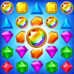 Скачать взлом Jewel Match King  [МОД Unlocked] - стабильная версия apk на Андроид