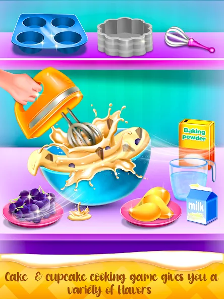 Cake Maker Cooking Cake Games (Кейк Мейкер кулинарные игры на приготовление тортов)  [МОД Все открыто] Screenshot 4