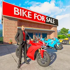 Взломанная Motorcycle Dealer Bike Games  [МОД Все открыто] - полная версия apk на Андроид