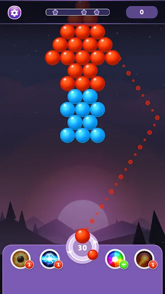 Bubble Shooter Rainbow  [МОД Unlimited Money] Screenshot 3