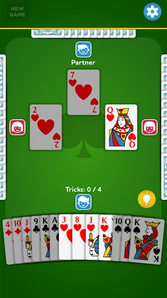 Spades - Card Game (Спейдс)  [МОД Mega Pack] Screenshot 1