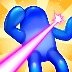 Скачать взлом Blob Shooter 3D — Assassin Hit  [МОД Unlocked] - стабильная версия apk на Андроид