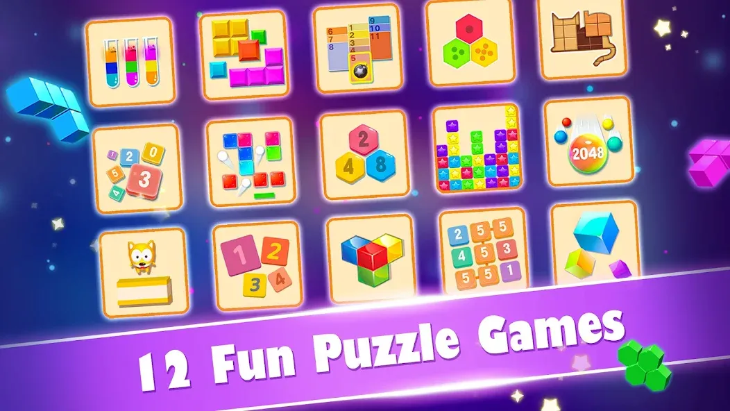 Block Gems: Block Puzzle Games (Блок драгоценные камни)  [МОД Все открыто] Screenshot 1