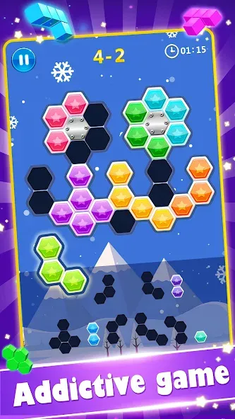 Block Gems: Block Puzzle Games (Блок драгоценные камни)  [МОД Все открыто] Screenshot 3