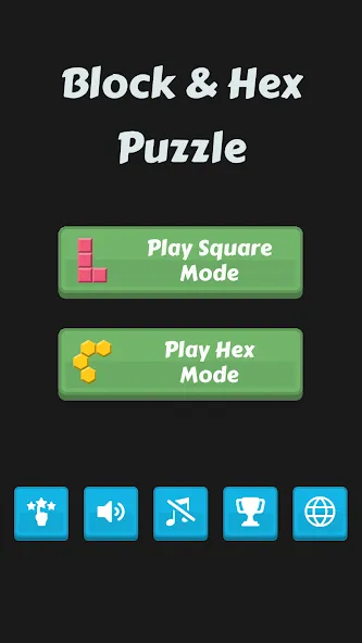 Block Buster - Hex and Square  [МОД Unlocked] Screenshot 1