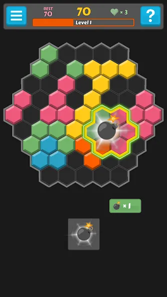 Block Buster - Hex and Square  [МОД Unlocked] Screenshot 4