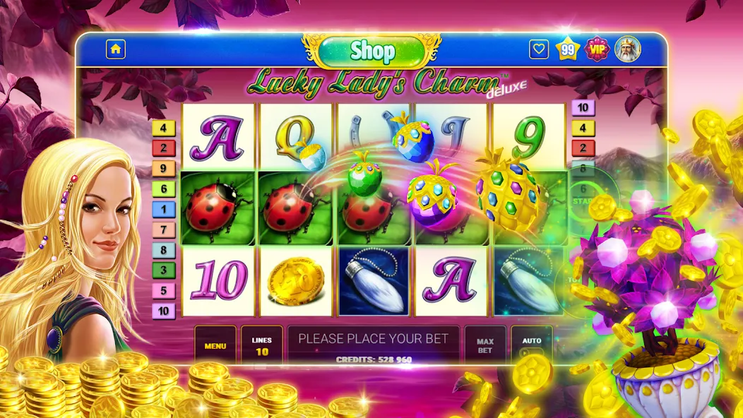 Bloom Boom Casino Slots Online (Блум Бум Казино Слоты Онлайн)  [МОД Unlimited Money] Screenshot 3