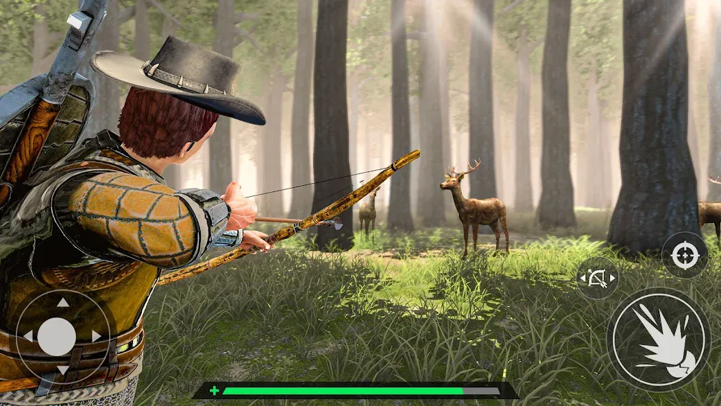 Animal Archery Hunting Games  [МОД Все открыто] Screenshot 1