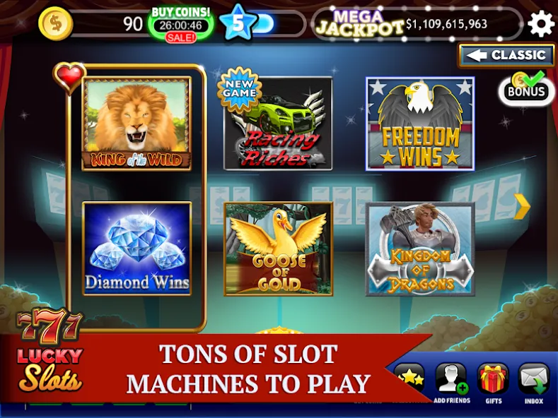 Lucky Slots (Лаки Слотс)  [МОД Много монет] Screenshot 1