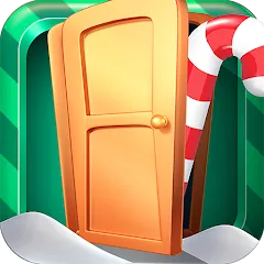 Скачать взлом Open 100 Doors - Christmas!  [МОД Menu] - стабильная версия apk на Андроид