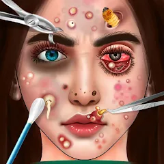 Взломанная ASMR Doctor Makeup Salon games (АСМР)  [МОД Бесконечные деньги] - полная версия apk на Андроид