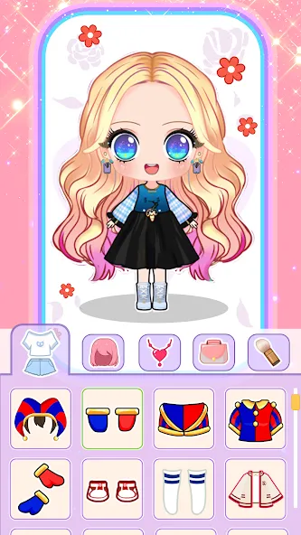 Doll Dress Up: Makeup Games (Долл Дресс Ап)  [МОД Mega Pack] Screenshot 1