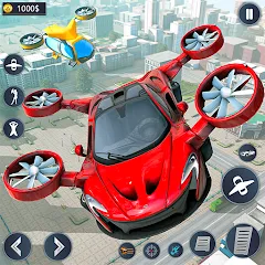 Взломанная Flying Car Robot Game Car Game  [МОД Бесконечные деньги] - последняя версия apk на Андроид