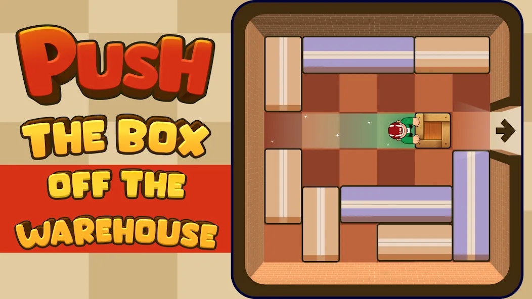 Push Box Out (Пуш Бокс Аут)  [МОД Бесконечные деньги] Screenshot 1