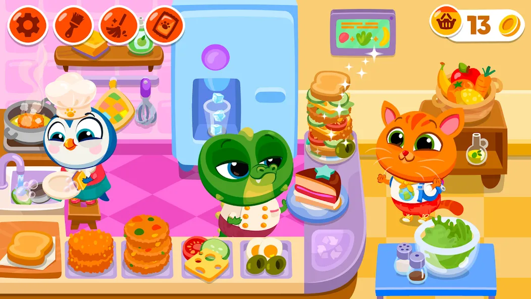 Bubbu School - My Virtual Pets (Буббу Скул)  [МОД Бесконечные монеты] Screenshot 2