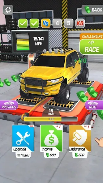 Dyno Racing (Дино Рейсинг)  [МОД Много монет] Screenshot 4