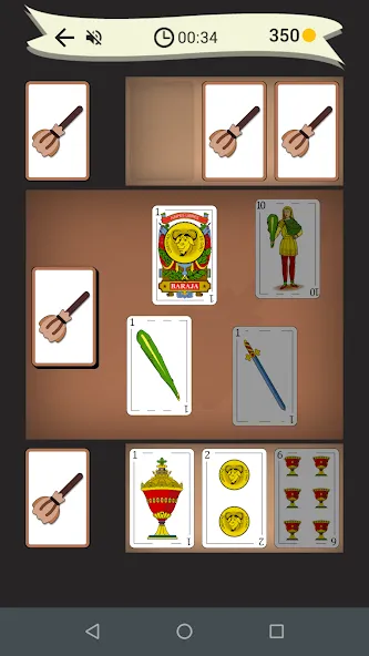 Broom: card game (Эскоба дель 15)  [МОД Все открыто] Screenshot 3