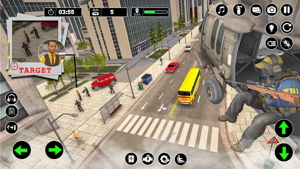 Police Helicopter Chase Game  [МОД Unlimited Money] Screenshot 2