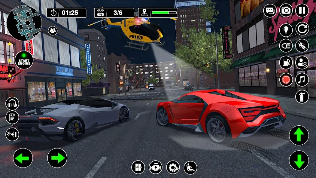 Police Helicopter Chase Game  [МОД Unlimited Money] Screenshot 3