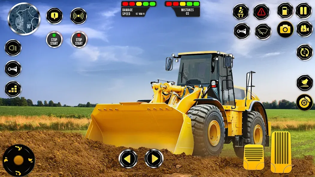 Construction Machine Real JCB  [МОД Бесконечные монеты] Screenshot 2