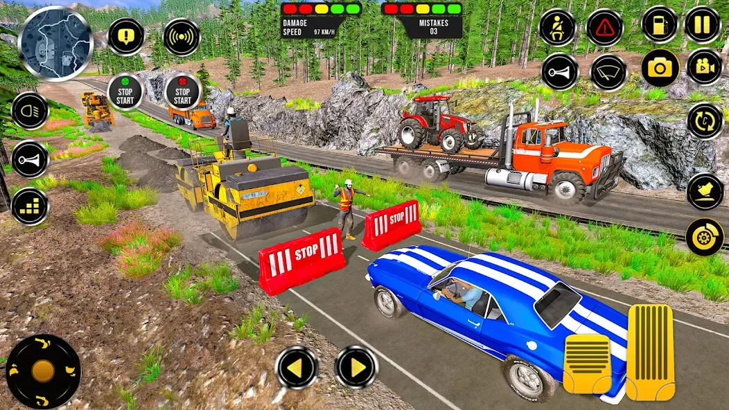 Construction Machine Real JCB  [МОД Бесконечные монеты] Screenshot 4