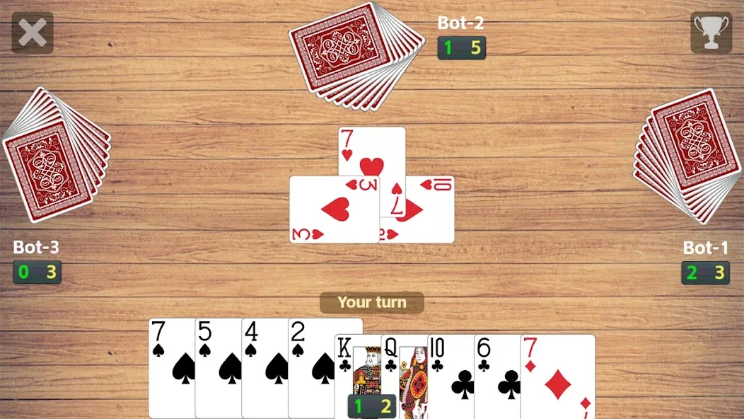 Callbreak League - Card Game (Колбрик Лига)  [МОД Бесконечные деньги] Screenshot 2