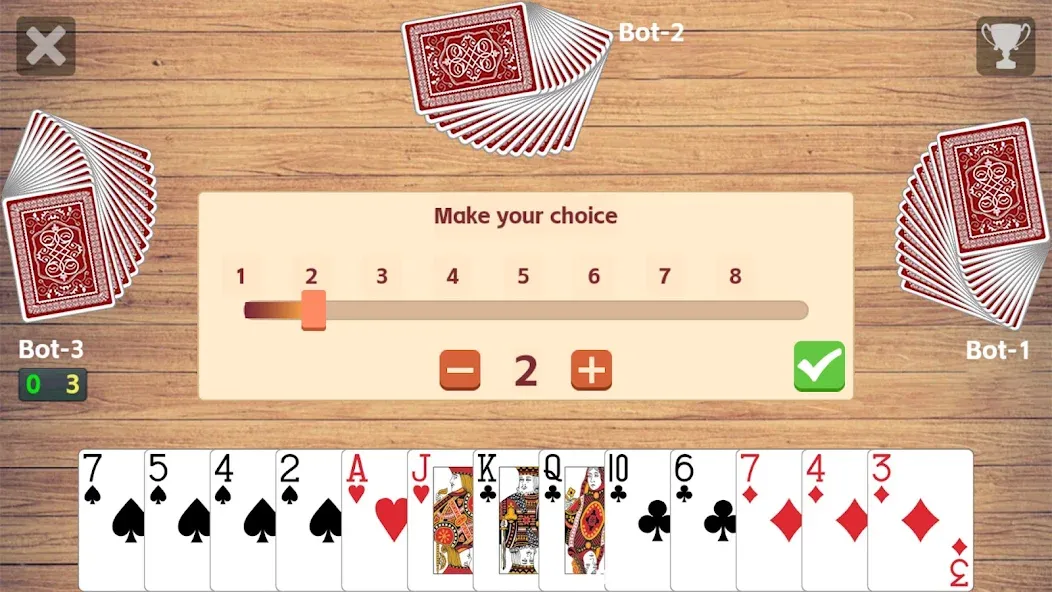 Callbreak League - Card Game (Колбрик Лига)  [МОД Бесконечные деньги] Screenshot 4